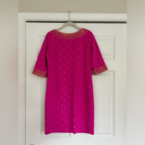 Gretchen Scott size small pink and gold dress - Picture 3 of 3